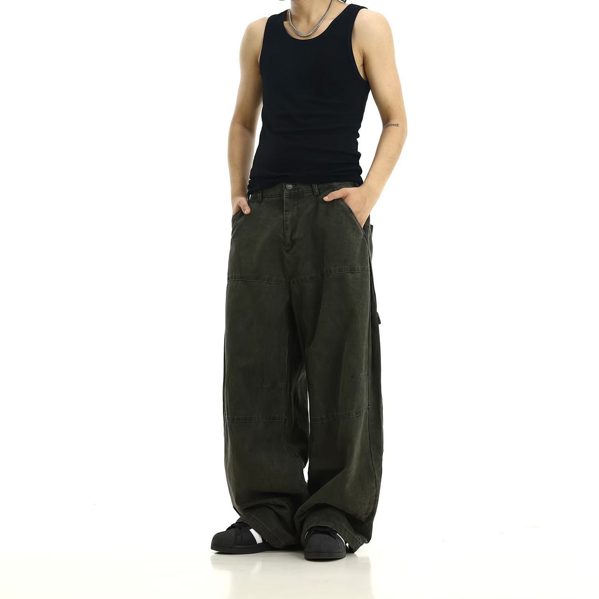 Wide Leg Army Cargo