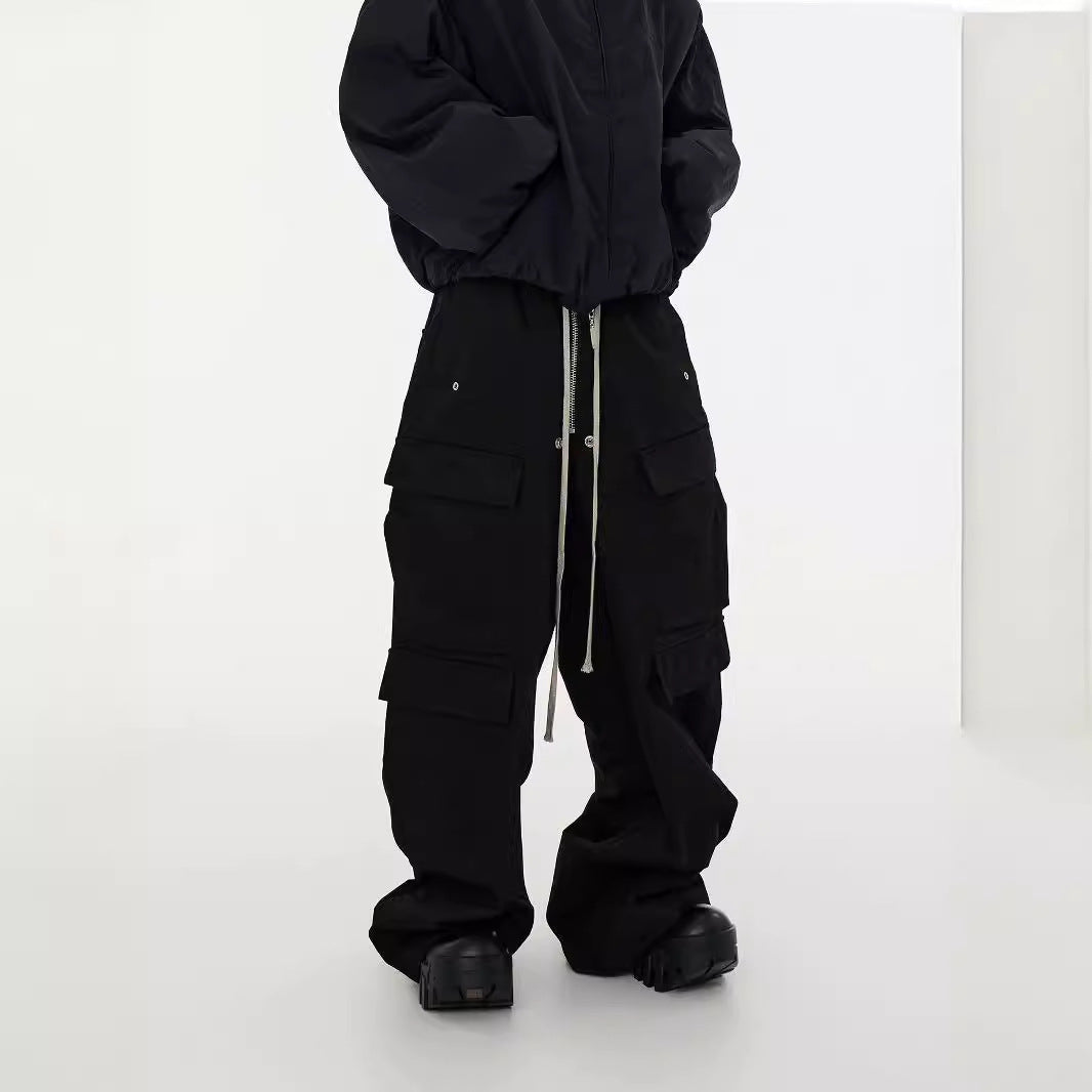 Wide Dark Cargos