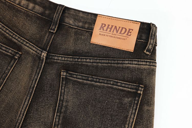 Washed Denim Shorts