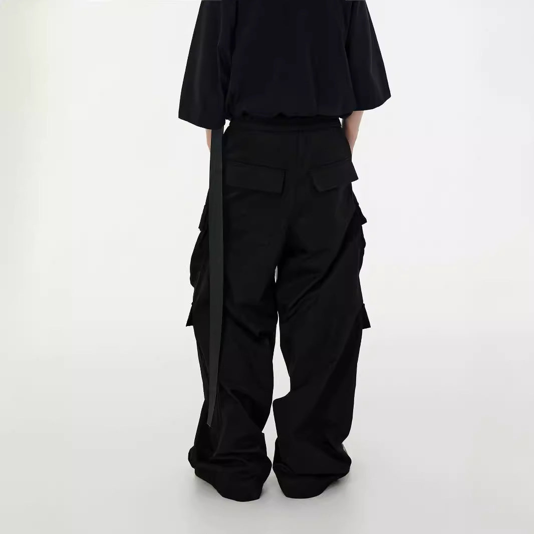 Wide Dark Cargos