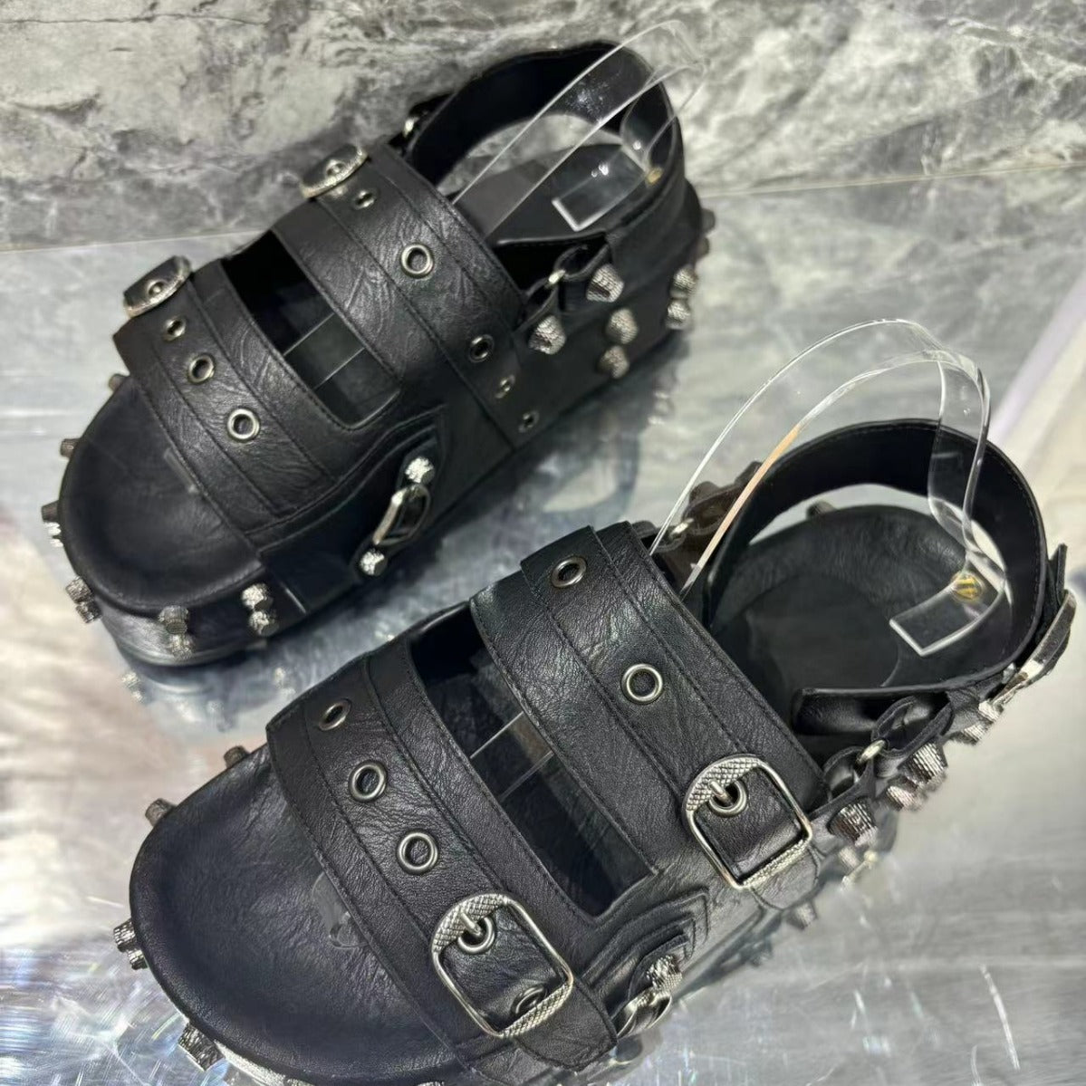 Studded Sandals