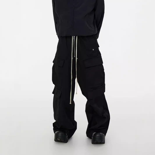 Wide Dark Cargos
