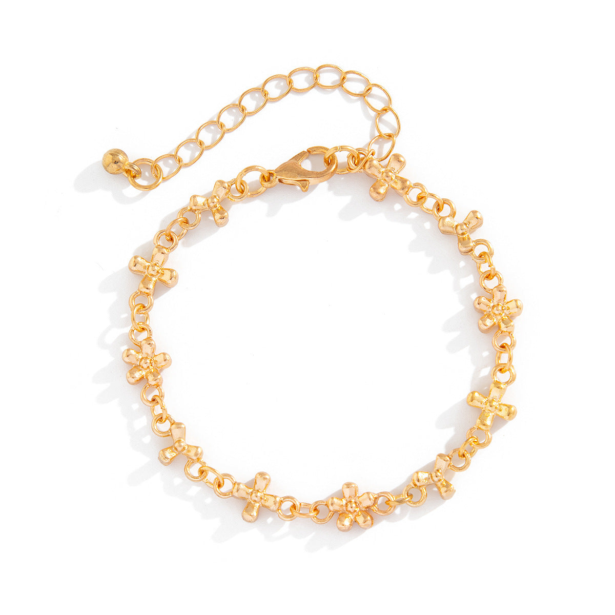 Diamond-encrusted Floral Necklace