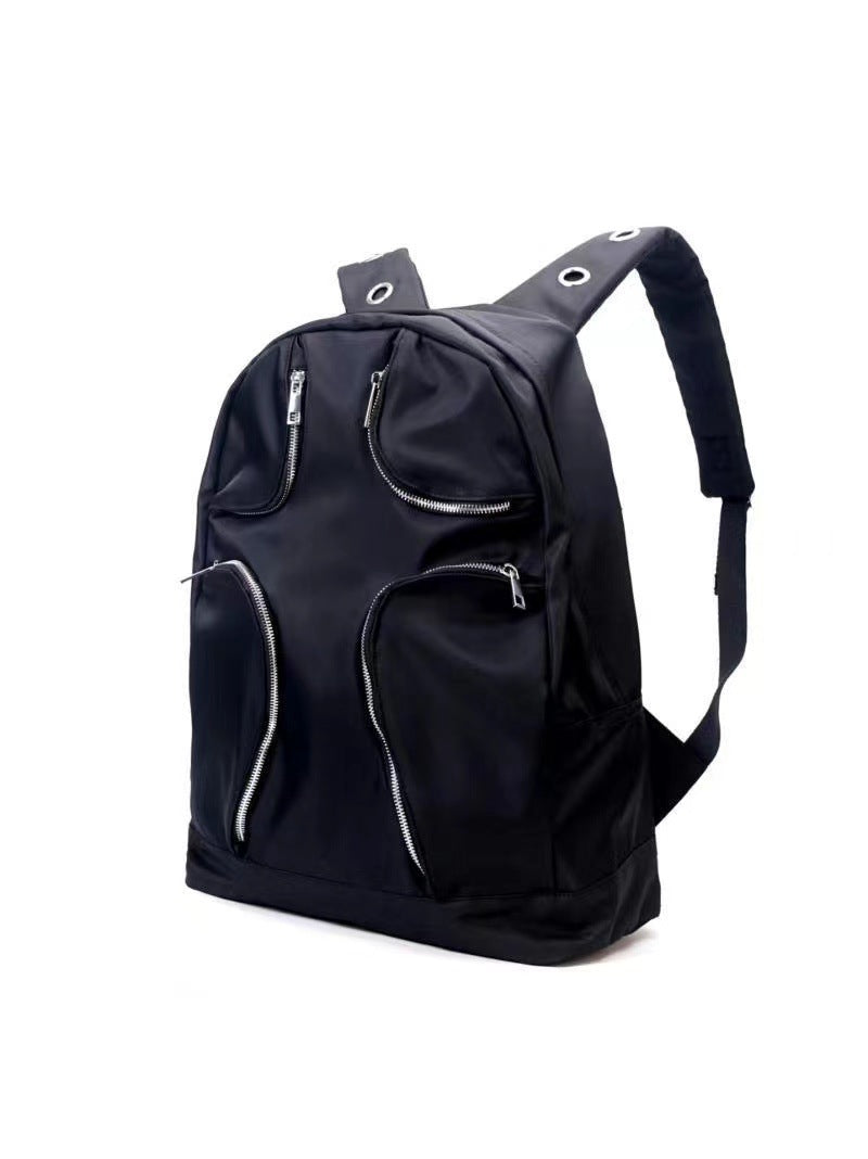 Nylon Multi-Pocket Backpack