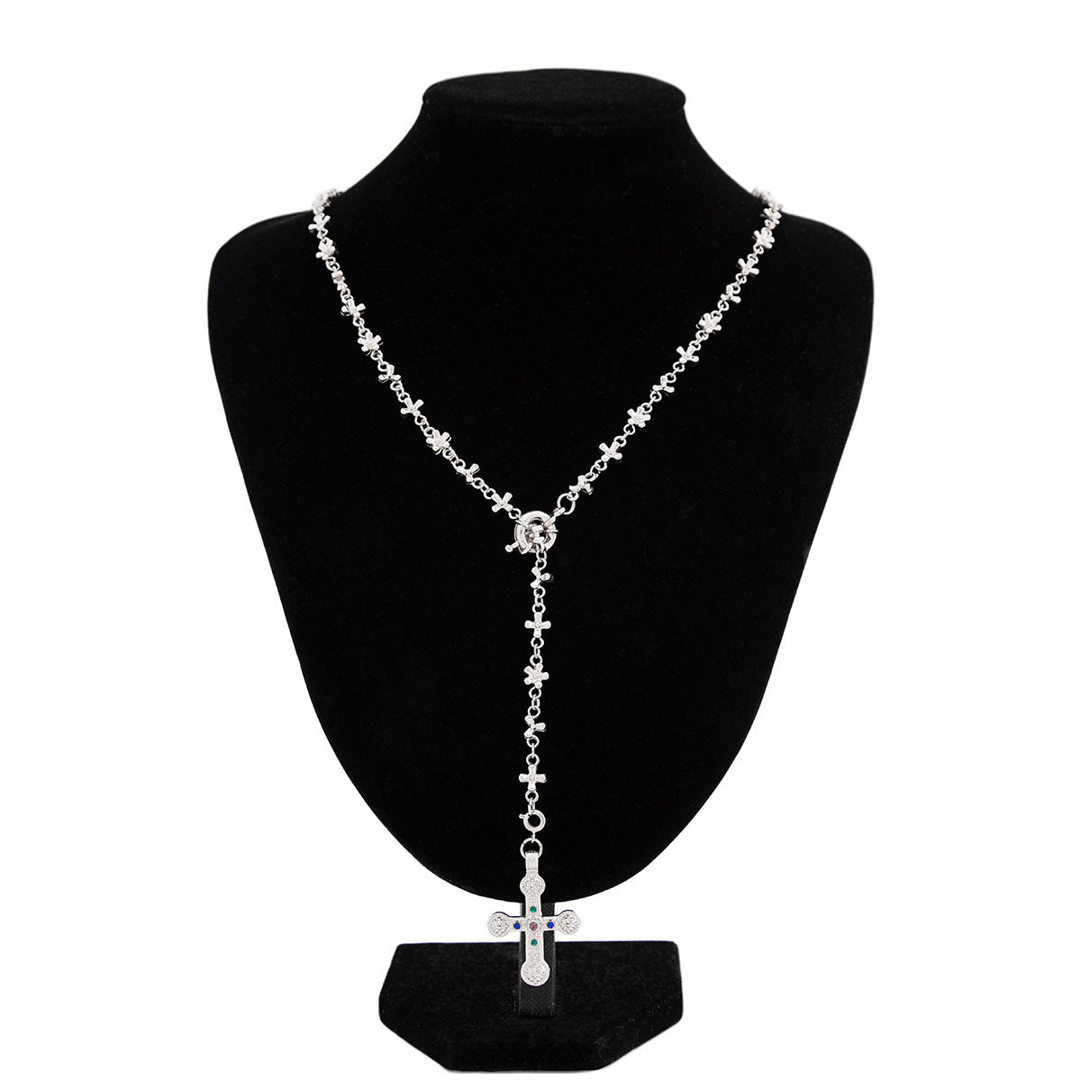 Diamond-encrusted Floral Necklace