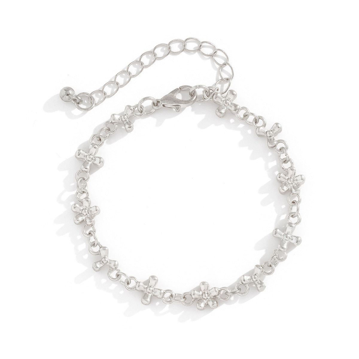 Diamond-encrusted Floral Necklace