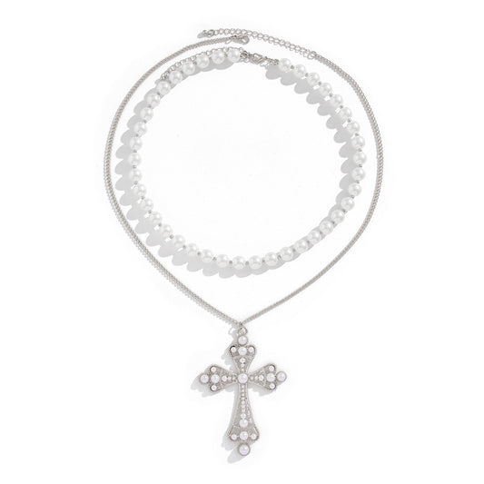 Cross & Pearl Set
